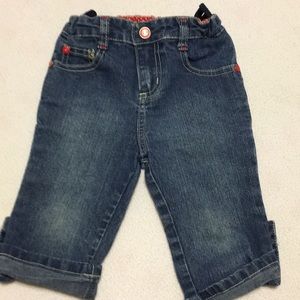 ❤️buy 2 get 1 ❤️ toddler cuff up capris/jeans